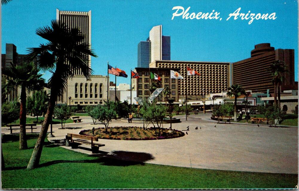 Impressive View of Valley Bank Center Phoenix Arizona Vintage Postcard SP10-17